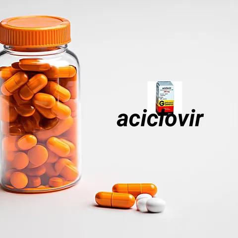 Cual es el nombre generico del aciclovir